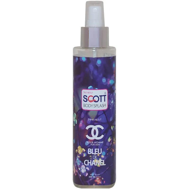 بادی اسپلش مردانه اسکاتس مدل Bleu De Chanel حجم 200 میلی لیتر - تصویر 2