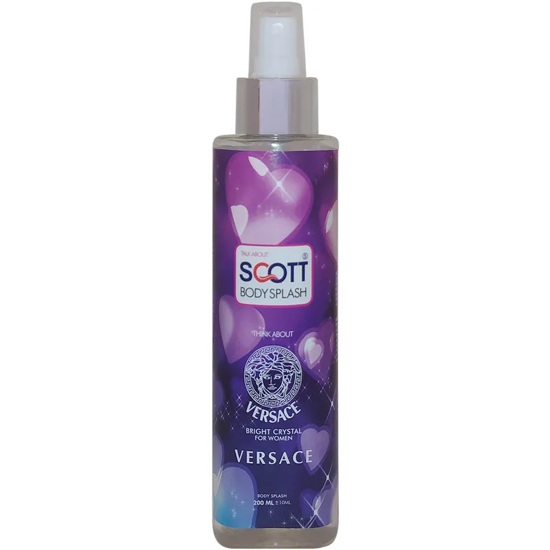 بادی اسپلش زنانه اسکاتس مدل Versace Bright Crystal حجم 200 میلی لیتر - تصویر 2