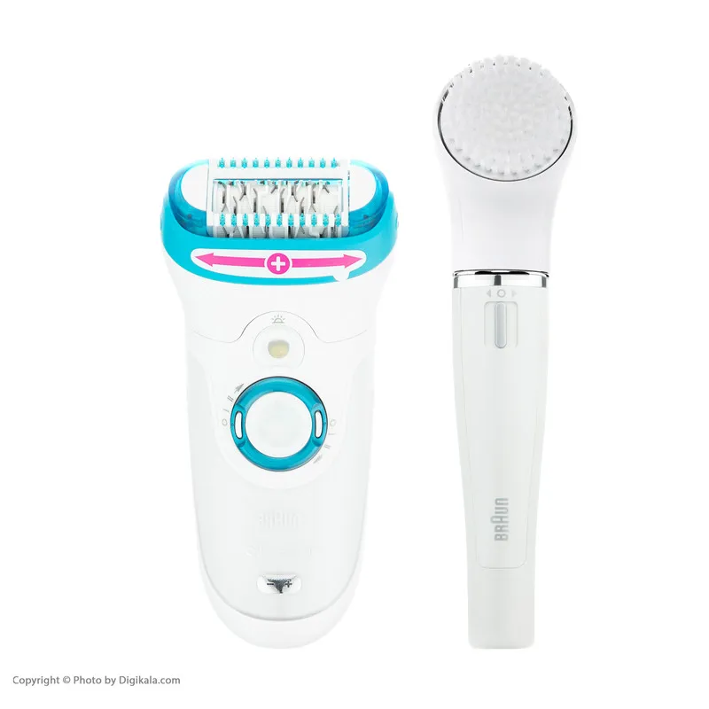 اپیلاتور و برس پاکسازی براون مدل Face Epil-Spa - تصویر 2