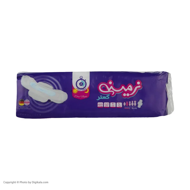 نوار بهداشتی شب و روز نرمینه مدل 001 بسته 10 عددی - تصویر 2