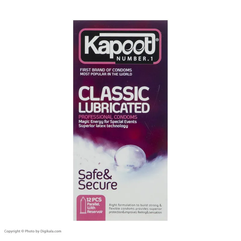 کاندوم کاپوت مدل Classic Lubricated بسته 12 عددی - تصویر 2