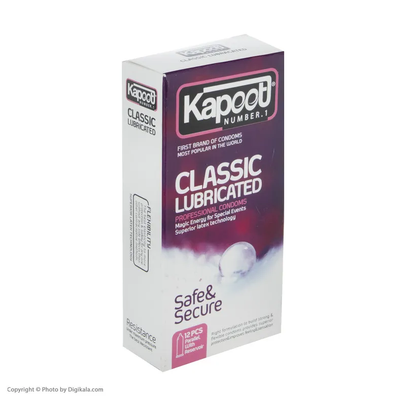 کاندوم کاپوت مدل Classic Lubricated بسته 12 عددی - تصویر 3