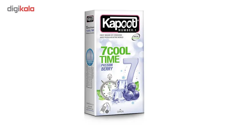 کاندوم کاپوت مدل 7Cool Time بسته 12 عددی - تصویر 2