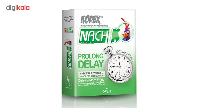 کاندوم کدکس مدل Prolong Delay بسته 3 عددی - تصویر 2