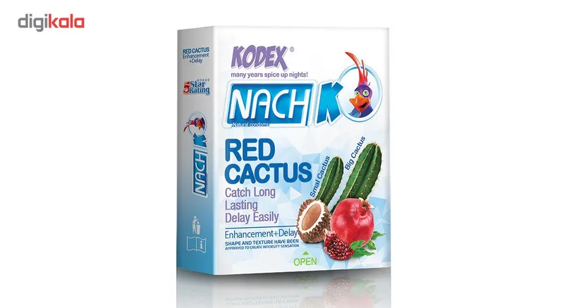 کاندوم کدکس مدل Red Cactus بسته 3 عددی - تصویر 2