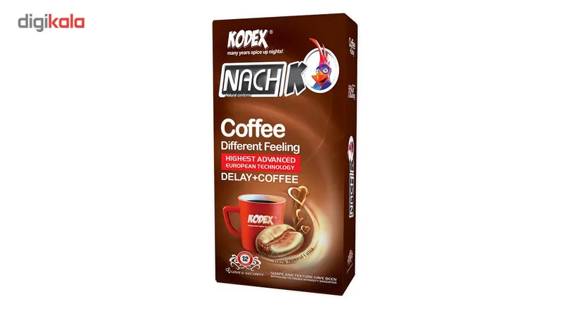 کاندوم کدکس مدل Coffee بسته 12 عددی - تصویر 2
