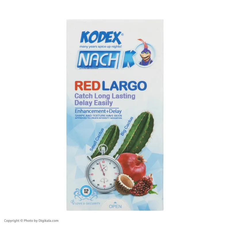کاندوم کدکس مدل Red largo بسته 12 عددی - تصویر 4