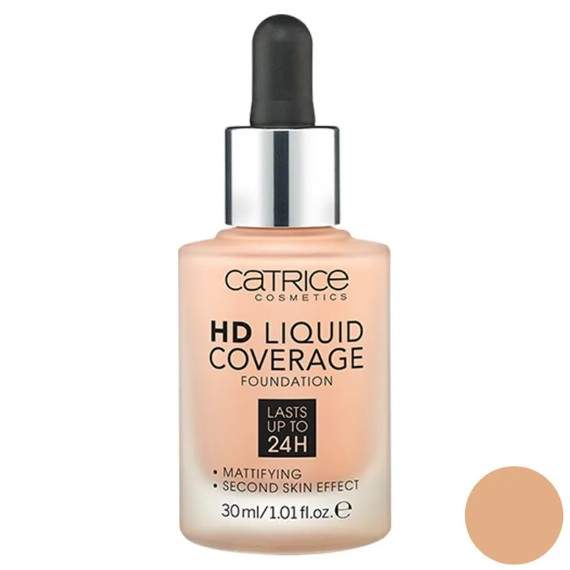 کرم پودر کاتریس سری HD مدل Liquid Coverage شماره 020 - تصویر 2