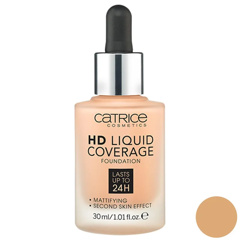 کرم پودر کاتریس سری HD مدل Liquid Coverage شماره 030 - تصویر 3
