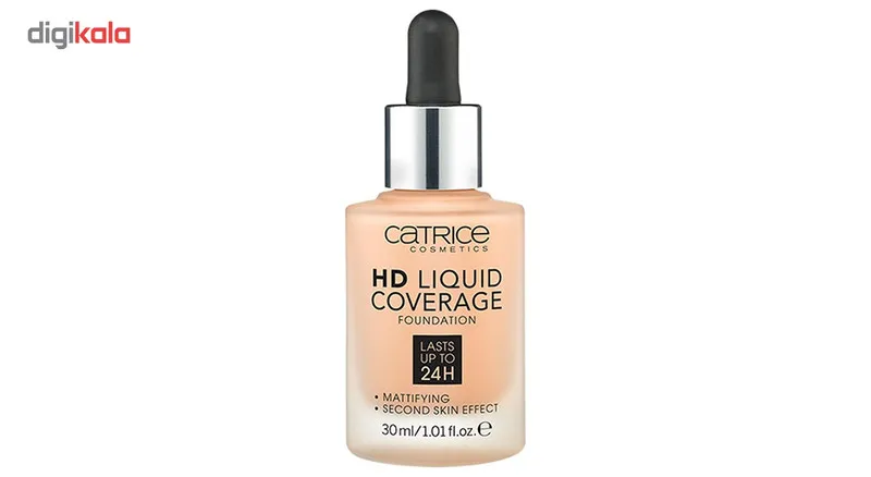 کرم پودر کاتریس سری HD مدل Liquid Coverage شماره 030 - تصویر 5