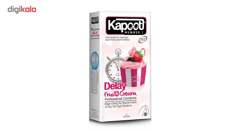 کاندوم کاپوت مدل Delay Fruty Cream بسته 12 عددی - تصویر 2