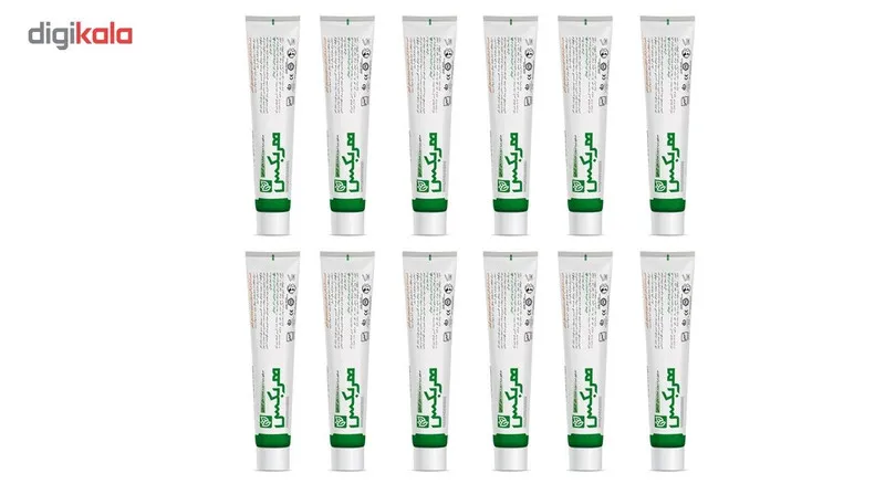 خمیر دندان هربکس مدل herbal حجم 70 میلی لیتر بسته 12 عددی - تصویر 4