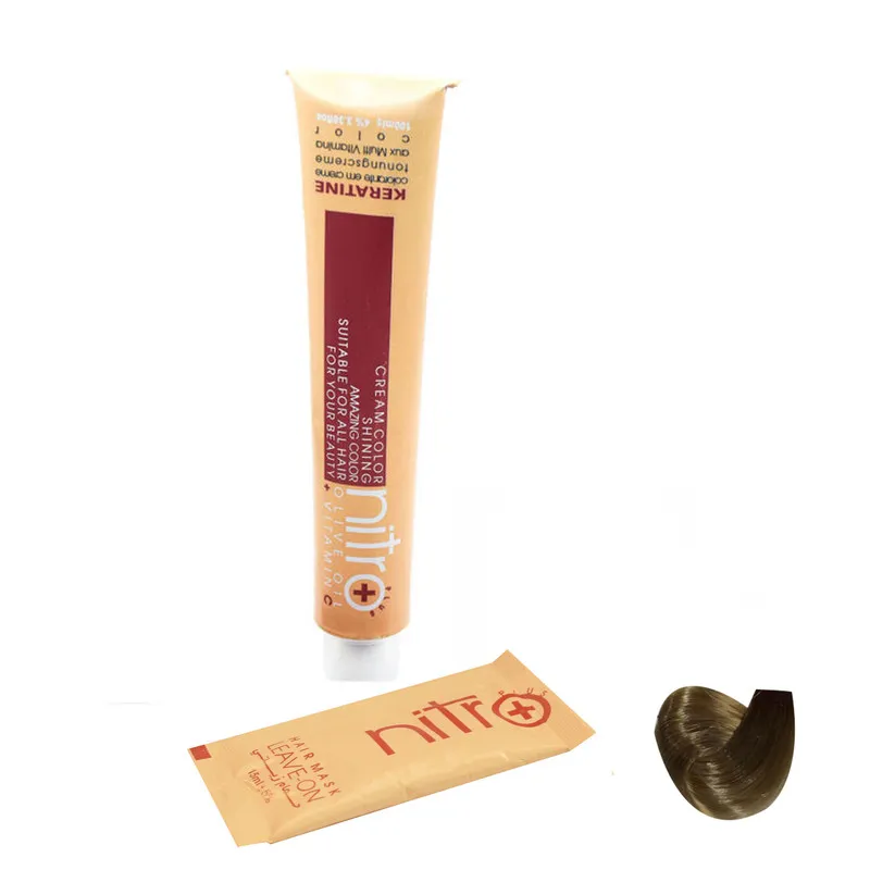 رنگ مو نیترو سری Keratine شماره 10.3 حجم 100 میلی لیتر رنگ بلوند زیتونی خیلی خیلی وشن - تصویر 5