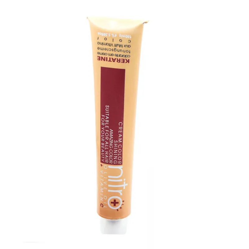  رنگ مو نیترو سری Keratine شماره 3.65 حجم 100 میلی لیتر رنگ قهوه ای تنباکویی تیره - تصویر 2