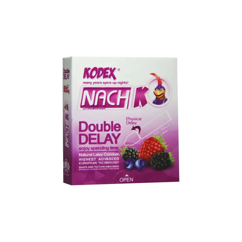 کاندوم ناچ کدکس مدل Double Delay بسته 3 عددی - تصویر 2