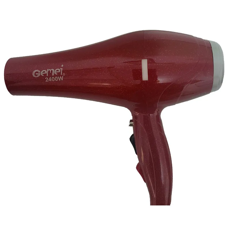 سشوار حرفه‌ای 2400 وات جیمی مدل GM-1753، موتور AC، وزن 1035 گرم، المنت تیتانیوم - تصویر 6