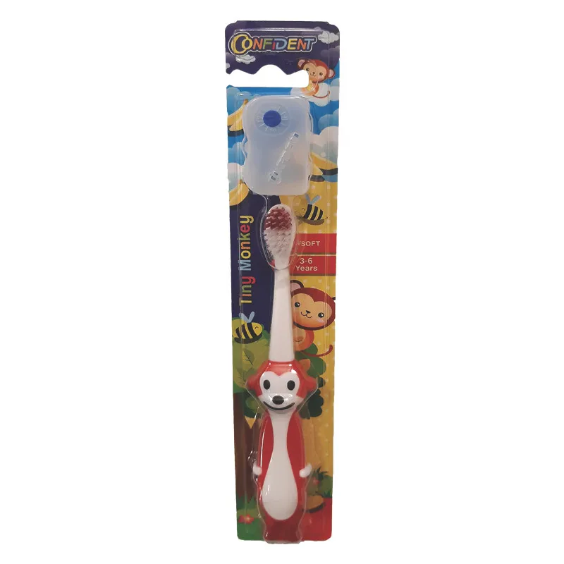 مسواک کانفیدنت مدل tiny monkey با برس نرم - تصویر 2