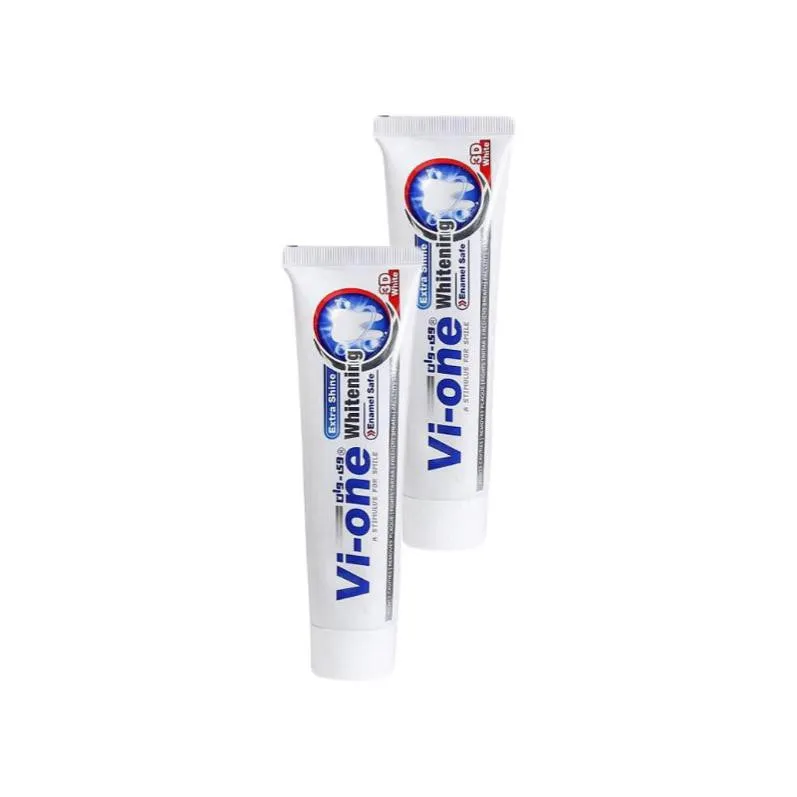 خمیر دندان وی وان مدل Whitening 3D حجم 130 میلی لیتر مجموعه 2 عددی