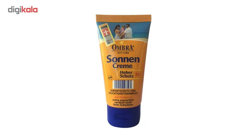 کرم ضدآفتاب بدون رنگ امبرا SPF30 مدل Sonnen مناسب پوست های حساس حجم 150 میلی لیتر - تصویر 2