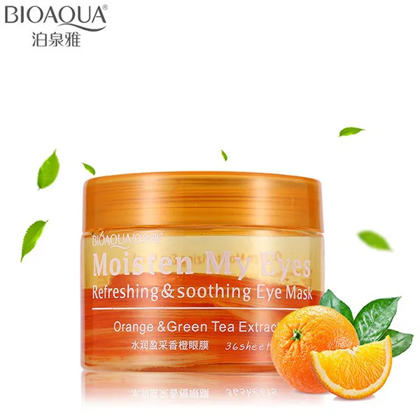 ماسک دور چشم بایو آکوا مدل Orange & Green Tea بسته 36 عددی - تصویر 3