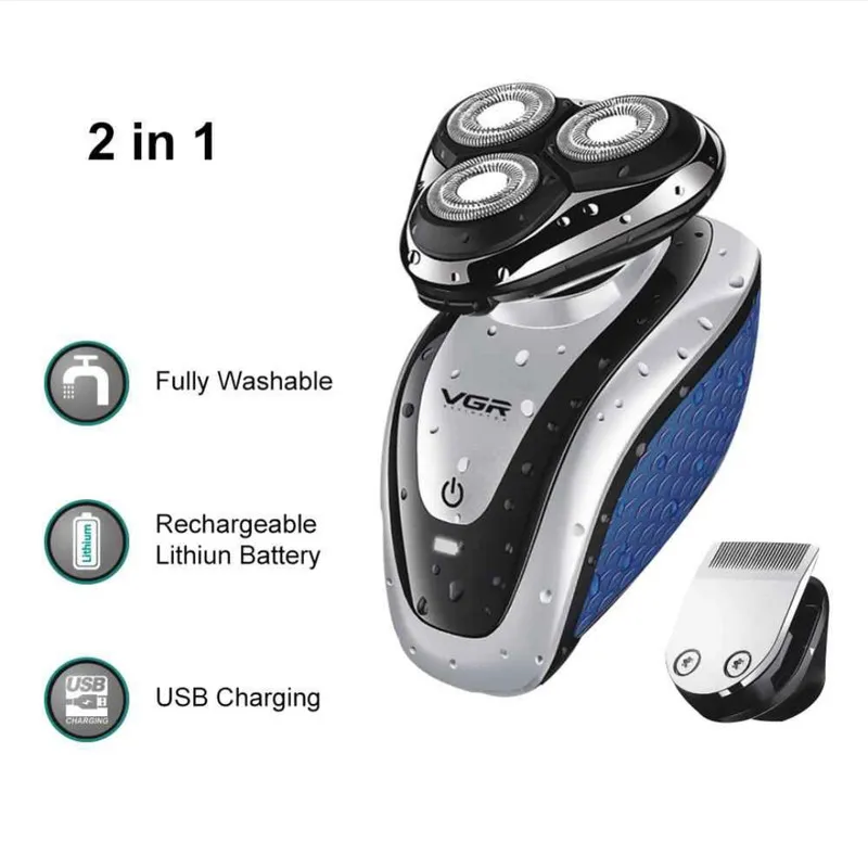 ماشین اصلاح موی صورت وی جی ار مدل V-300 - تصویر 5