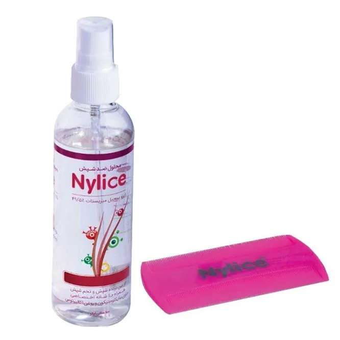 اسپری مو نایلیس مدل Isopropyl myristate حجم 100 میلی لیتر به همراه شانه مو - تصویر 3