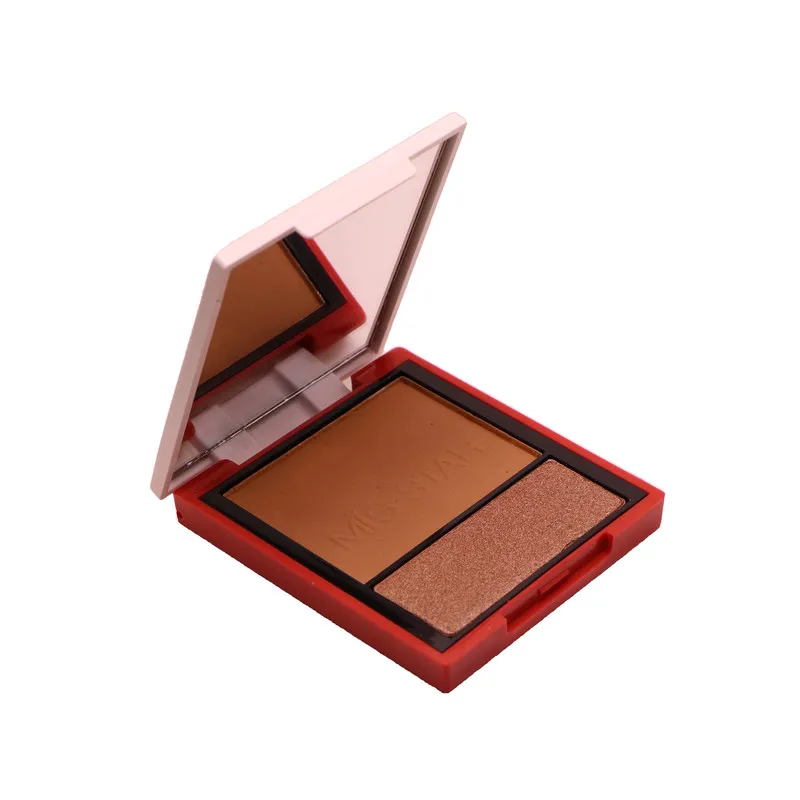 پالت رژ گونه و هایلایتر میستار مدل Silky Effect شماره 01 - تصویر 3