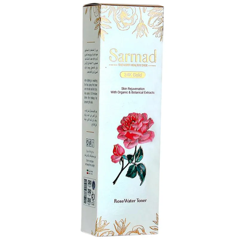 تونر پاک کننده صورت سرمد مدل ROSE WATER حجم 140 میلی لیتر - تصویر 2