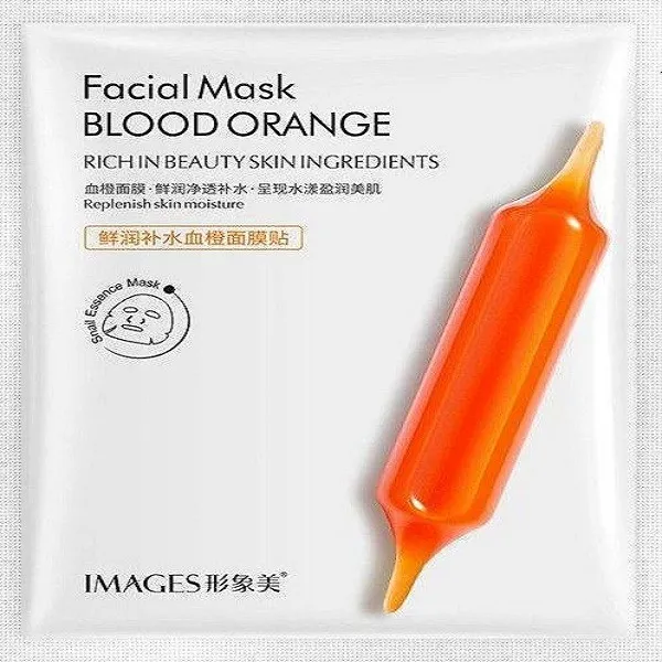 ماسک صورت ایمجز مدل پرتقال خونی حجم 25 میلیلیتر مناسب انواع پوست، حاوی ویتامین C و گروه B، تقویتکننده و مغذی پوست، مورد استفاده خانمها و آقایان، دارای مجوز سازمان غذا و دارو