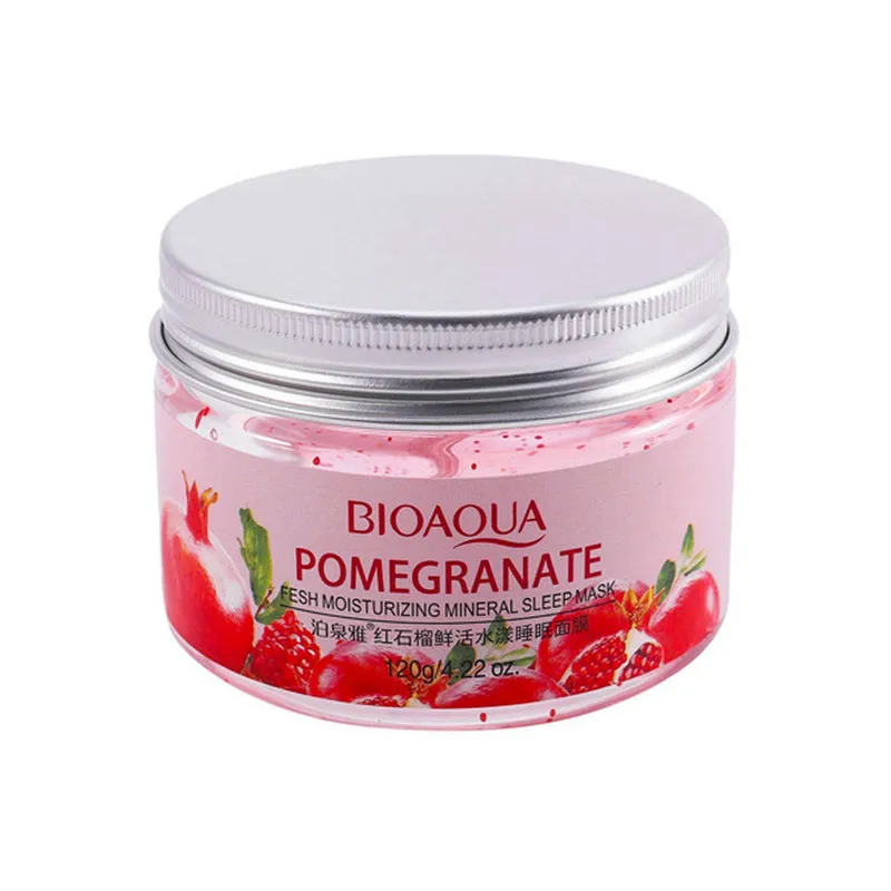ماسک صورت شب بایو آکوا مدل pomegranate حجم 120 میلی لیتر - تصویر 2
