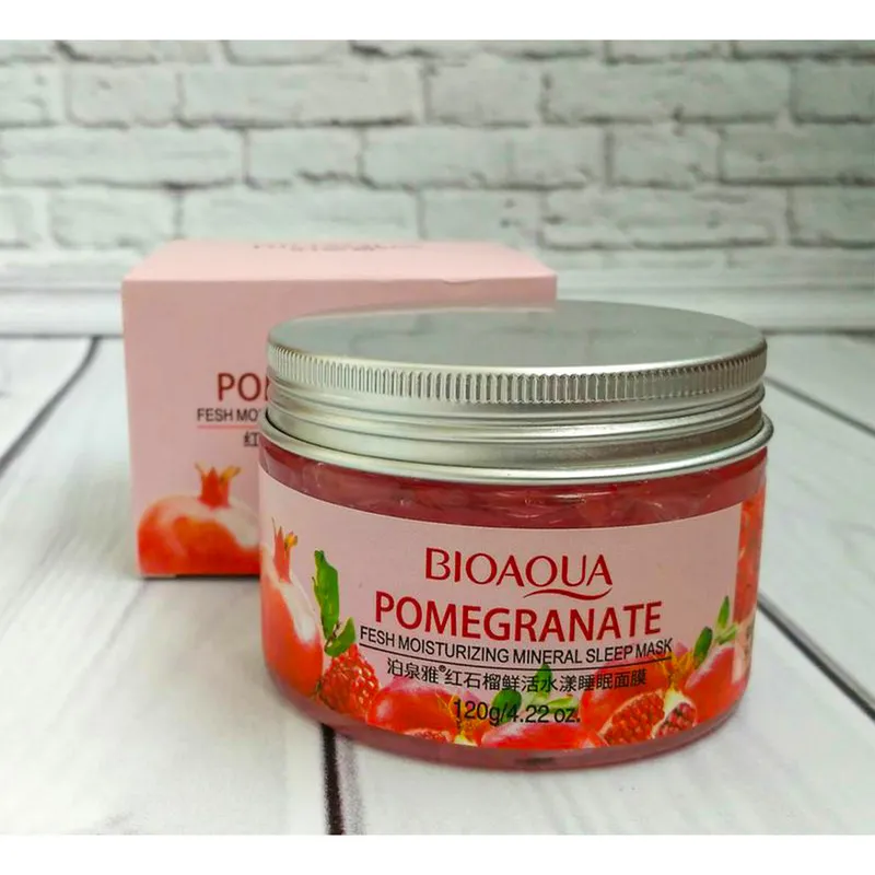 ماسک صورت شب بایو آکوا مدل pomegranate حجم 120 میلی لیتر - تصویر 3