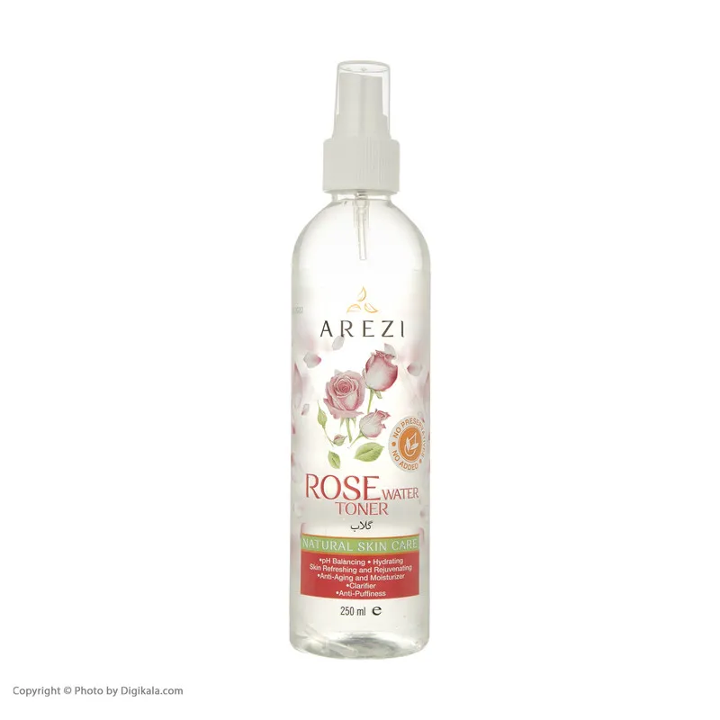 تونر صورت عارضی مدل rosewater حجم 250 میلی لیتر - تصویر 4