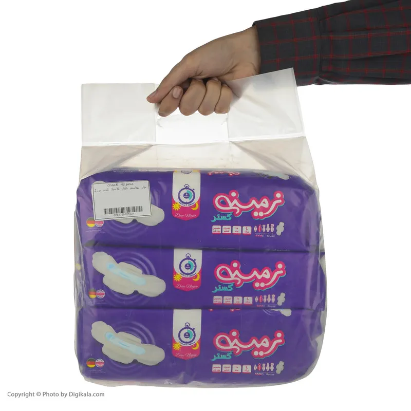 نوار بهداشتی نرمینه کد 101 مجموعه 3 عددی - تصویر 4