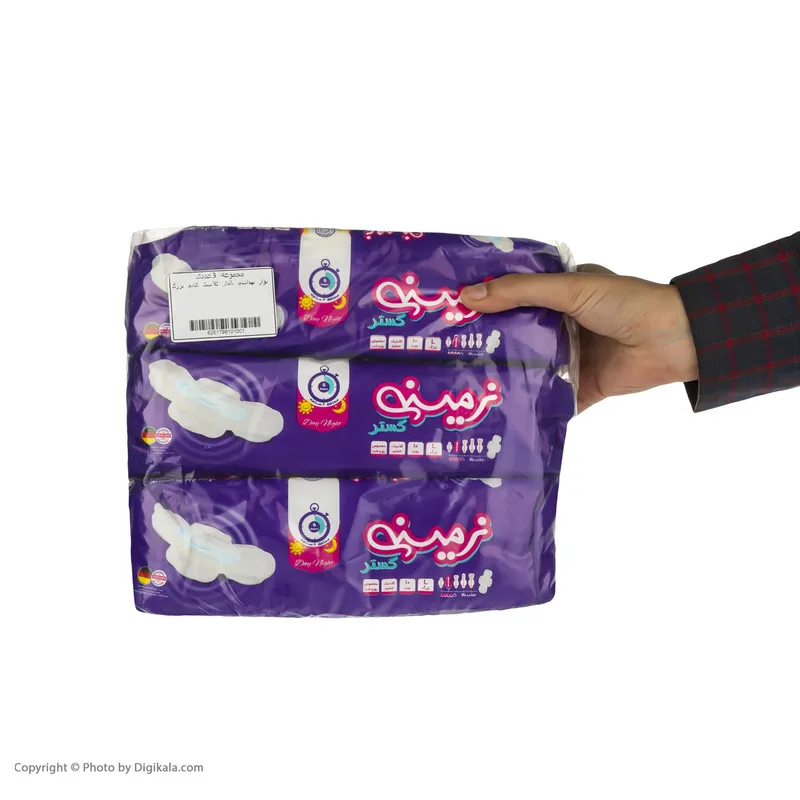 نوار بهداشتی نرمینه کد 102 مجموعه 6 عددی - تصویر 4