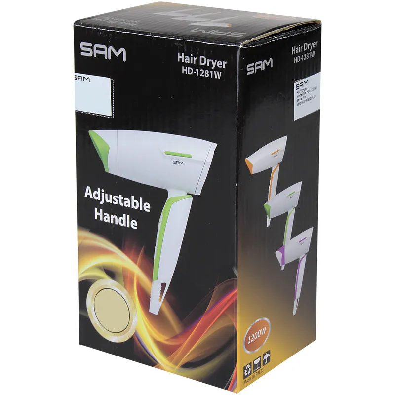 سشوار سام مدل HD-1281W - تصویر 2