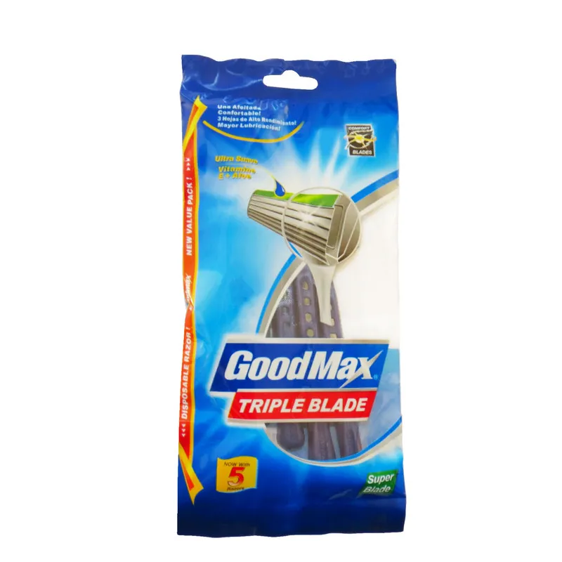 خود تراش گود مکس مدل triple blade بسته 5 عددی - تصویر 2