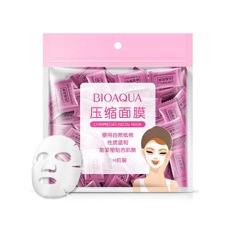 قرص ماسک ورقه ای صورت بایو آکوا مدل F01 بسته 50 عددی - تصویر 5
