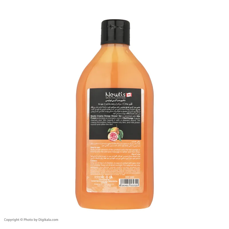 شامپو بدن کرمی نیوتیس مدل Orange حجم 400 میلی لیتر - تصویر 2