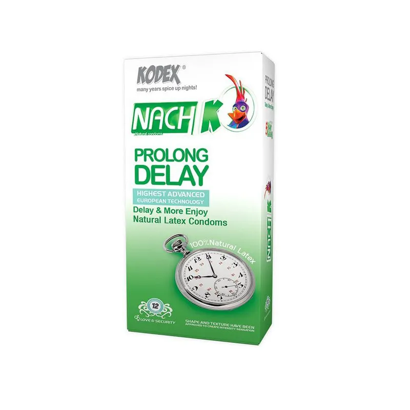 کاندوم ناچ کدکس مدل Prolong Delay مجموعه 2 عددی - تصویر 2