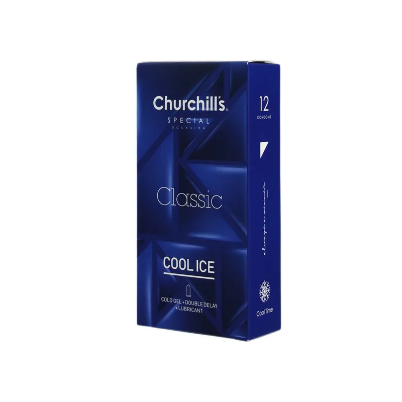 کاندوم چرچیلز مدل Classic Cool Ice بسته 12 عددی - تصویر 3