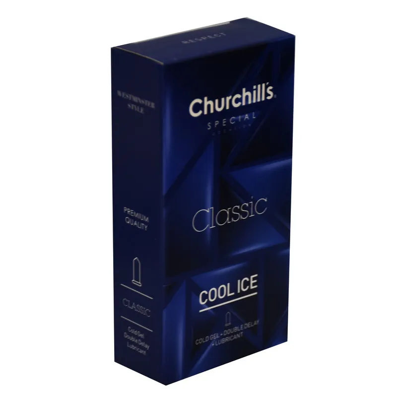کاندوم چرچیلز مدل Classic Cool Ice بسته 12 عددی - تصویر 4