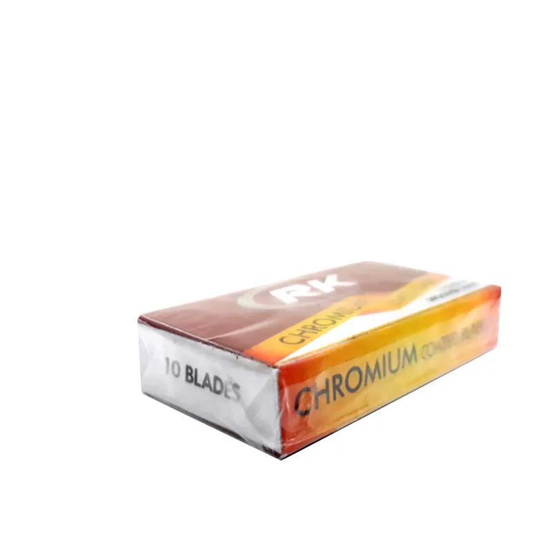 تیغ یدک سنتی آر کی مدل chromium کد01 بسته 10 عددی - تصویر 2