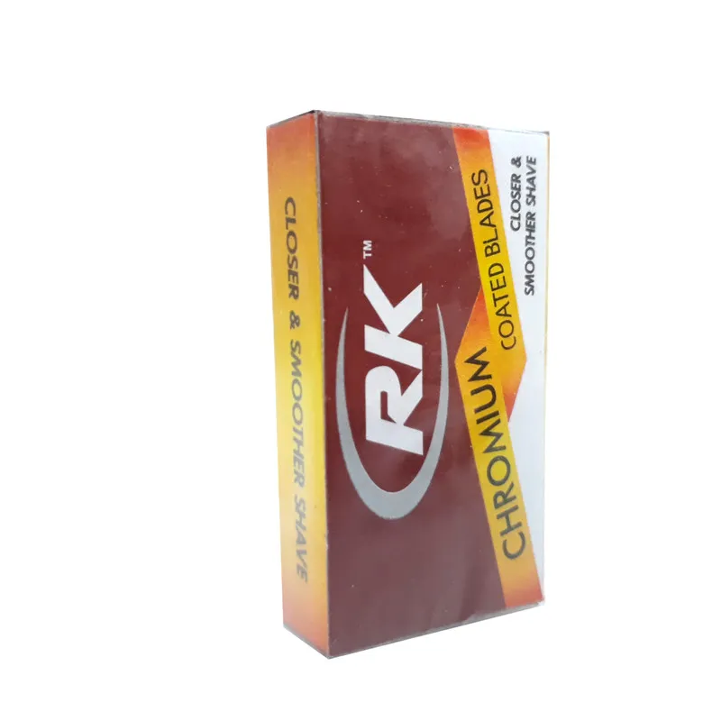 تیغ یدک سنتی آر کی مدل chromium کد01 بسته 10 عددی - تصویر 4