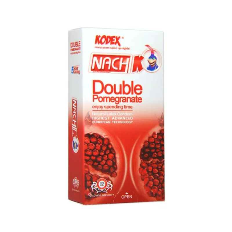 کاندوم ناچ کدکس مدل Double Pomegranate بسته 12 عددی - تصویر 2