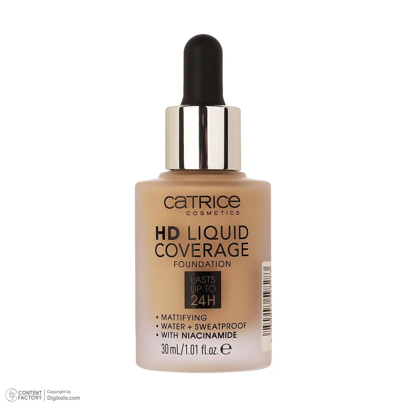 کرم پودر کاتریس مدل Liquid Coverage حجم 10 میلی لیتر - تصویر 6