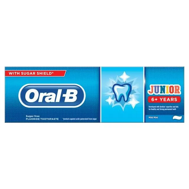 خمیر دندان کودک اورال بی سری Junior +6 years حجم 75 میلی لیتر - تصویر 2