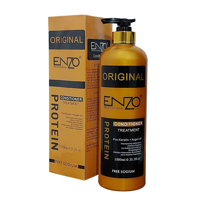 نرم کننده مو انزو سری keratine35 مدل Argan حجم 1000 میلی لیتر - تصویر 3