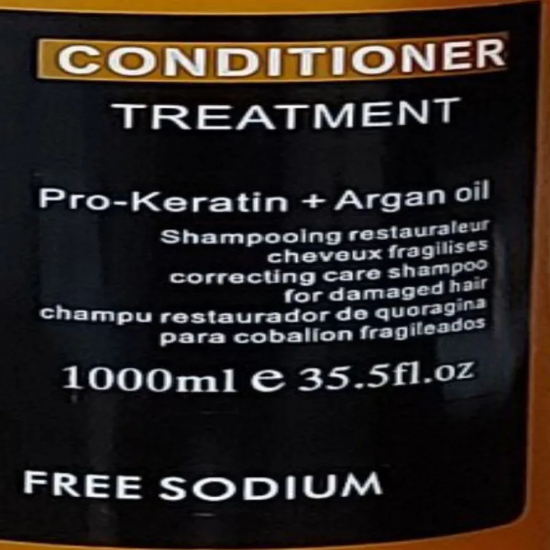 نرم کننده مو انزو سری keratine35 مدل Argan حجم 1000 میلی لیتر - تصویر 4