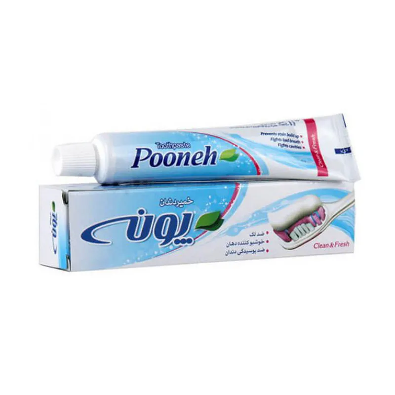 خمیر دندان پونه مدل Clean And Fresh وزن 80 گرم بسته 3 عددی - تصویر 3