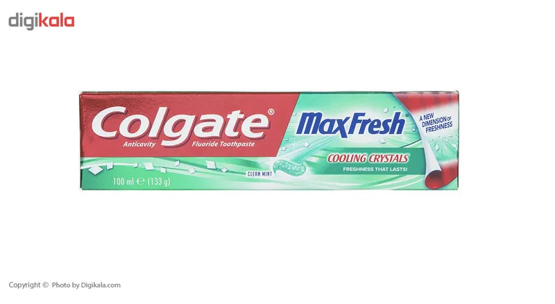 خمیر دندان کلگیت سری Max Fresh مدل Cooling Crystals حجم 100 میلی لیتر - تصویر 2